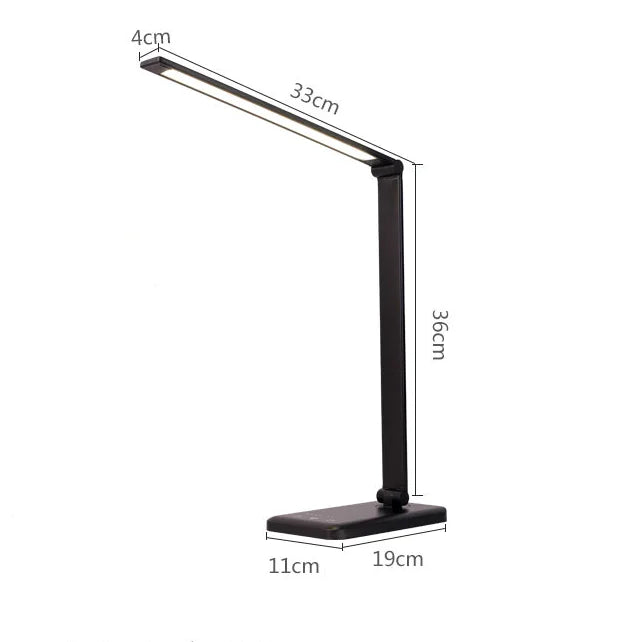 Eye-Caring Wireless Charging Touch LED Desk Lamp