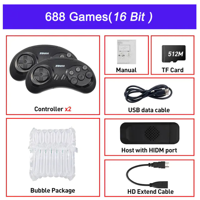 SG HD Wireless Mini Game Console for Home TV