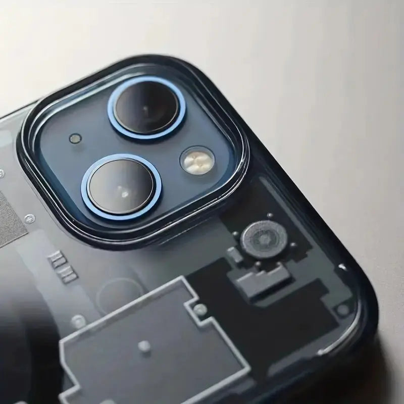 Transparent Acrylic Magnetic Phone Case for iPhone 14 Pro