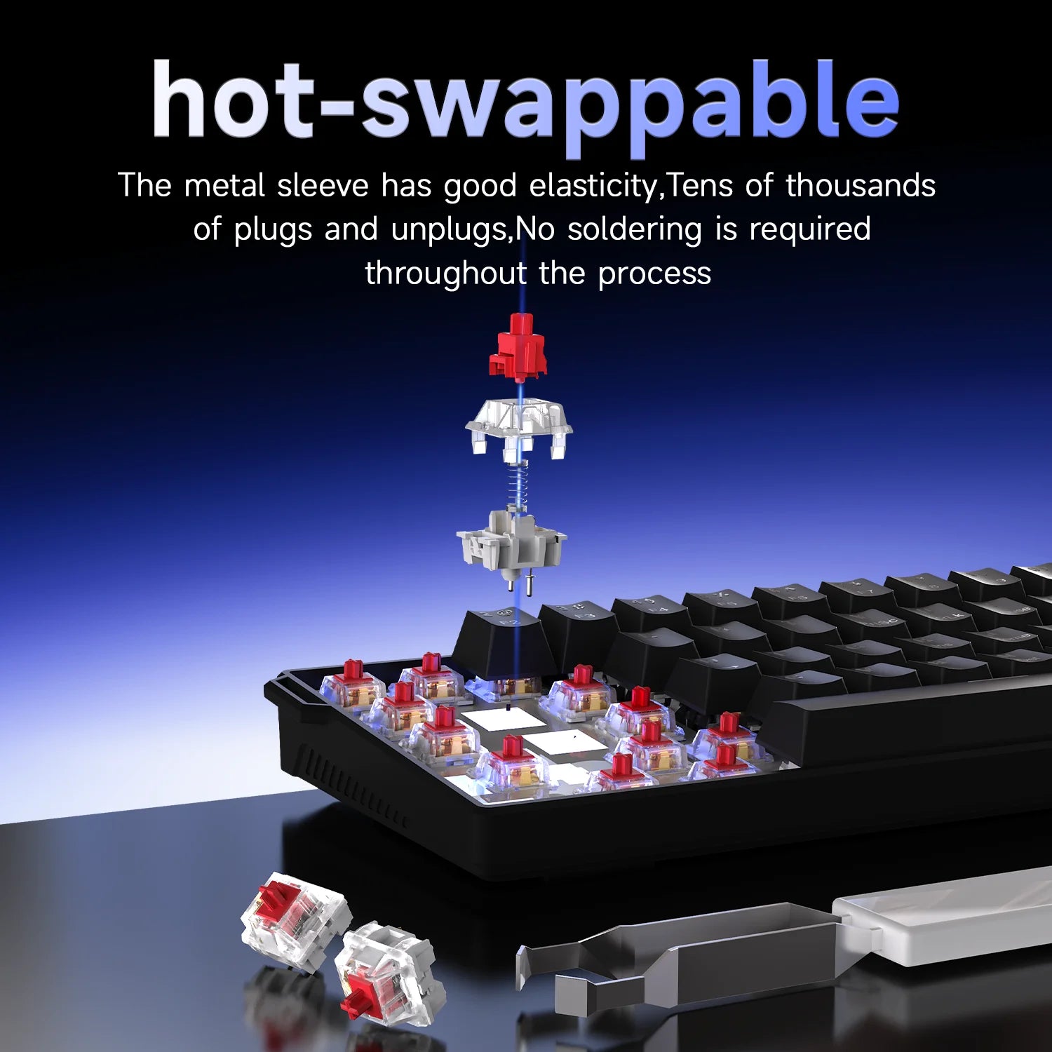 Ajazz NK61 Mechanical Wired Gaming Keyboard RGB