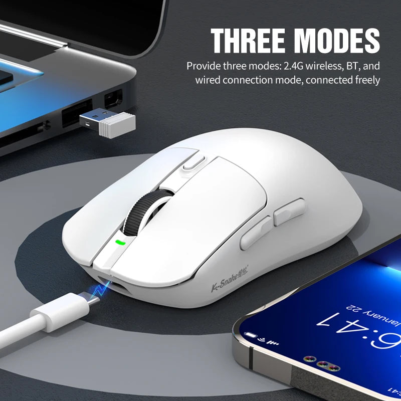 X11 Lightweight Wireless Gaming Mouse With RGB Charging Dock