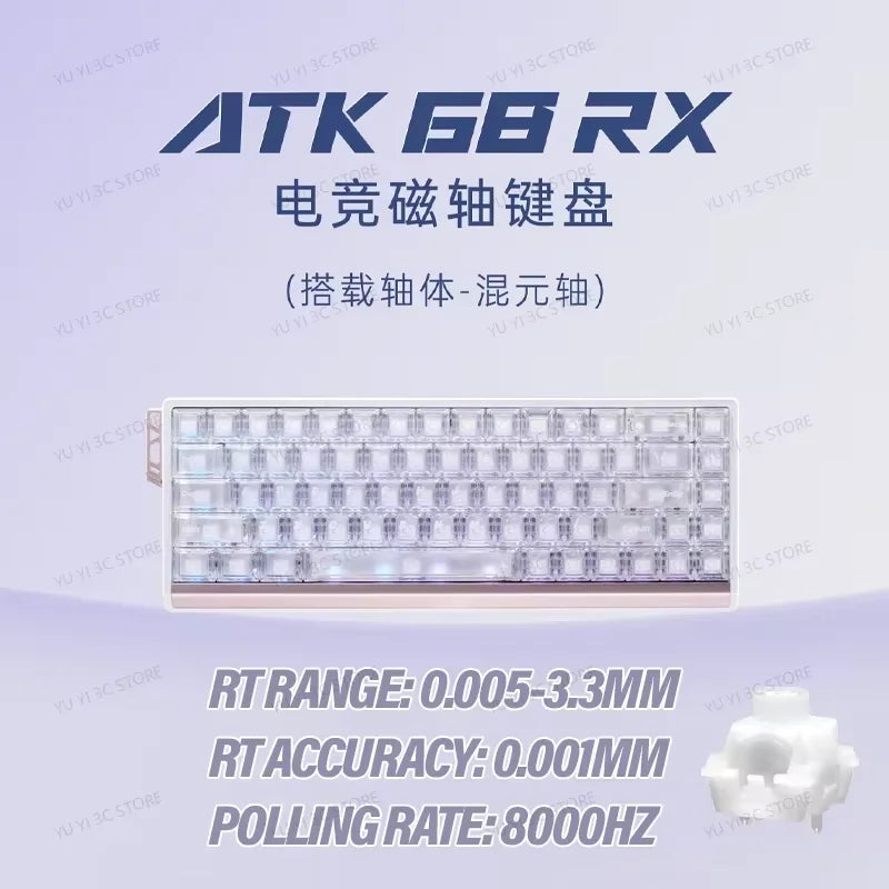 ATK68 RX Gaming Keyboard Hall Effect Switch