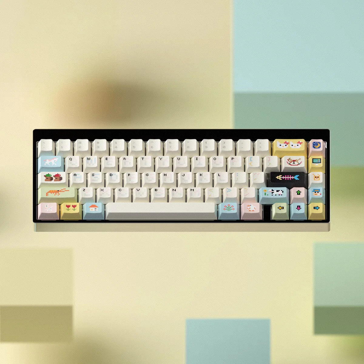 "Pixel Sweet Dream" Themed Keycaps - Original Factory Height PBT