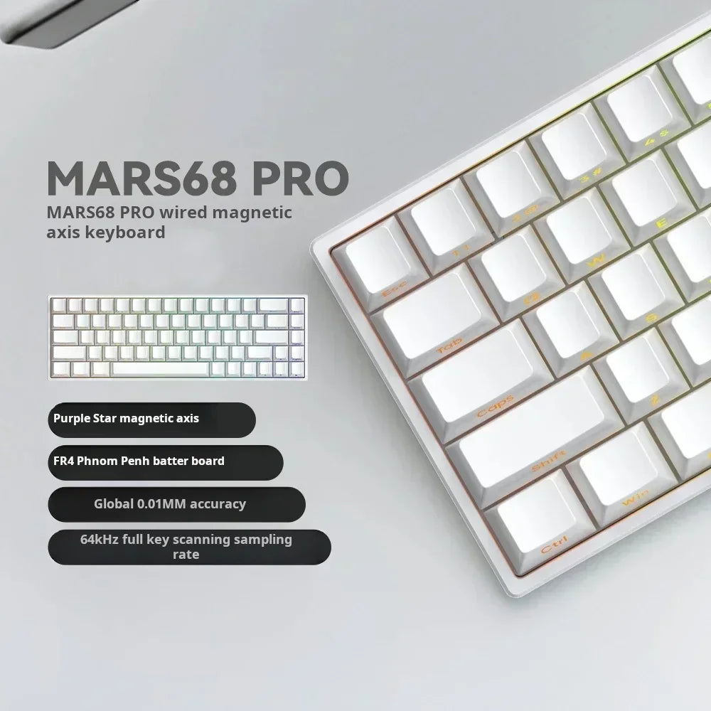 IROK Mars68 PRO E-sport Switch Gaming Wireless Mechanical Keyboard