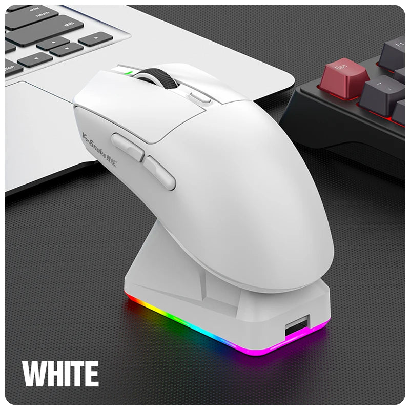 X11 Lightweight Wireless Gaming Mouse With RGB Charging Dock