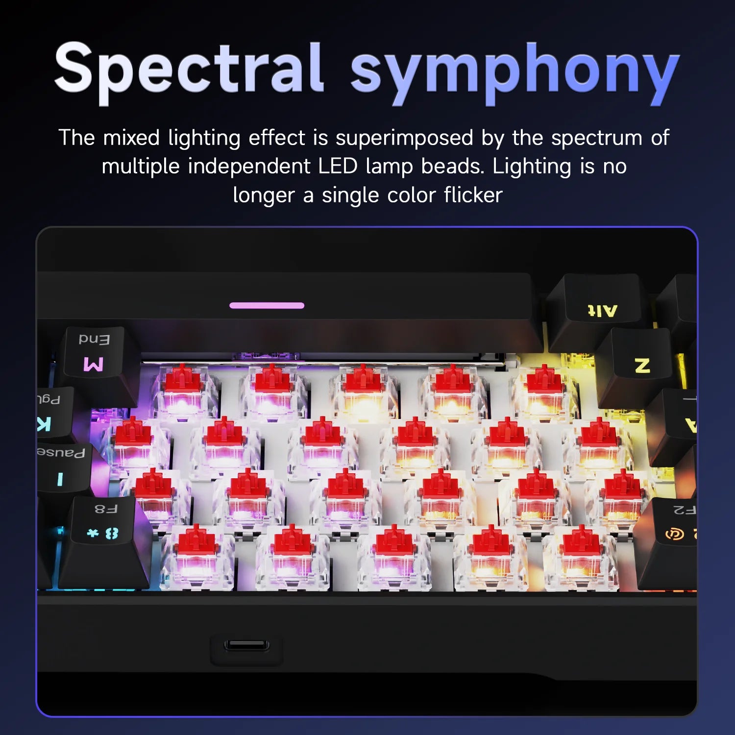 Ajazz NK61 Mechanical Wired Gaming Keyboard RGB