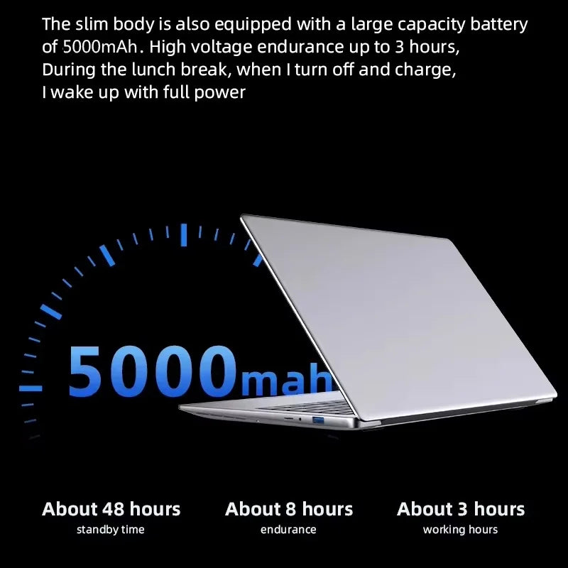 14.1 inch Laptop Computer Windows 11 Pro Intel Core i9 9900U Gaming 16GB RAM