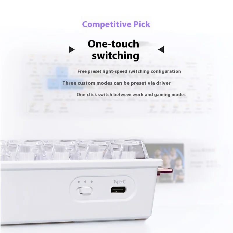 ATK68 RX Gaming Keyboard Hall Effect Switch