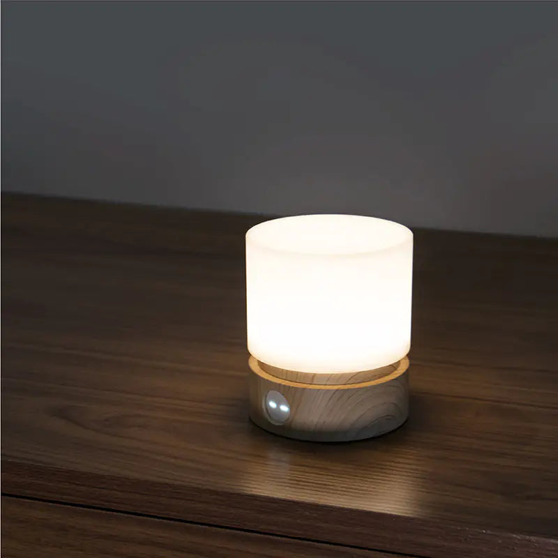 Rechargeable HBK LED Cylinder Night Light with Touch Control