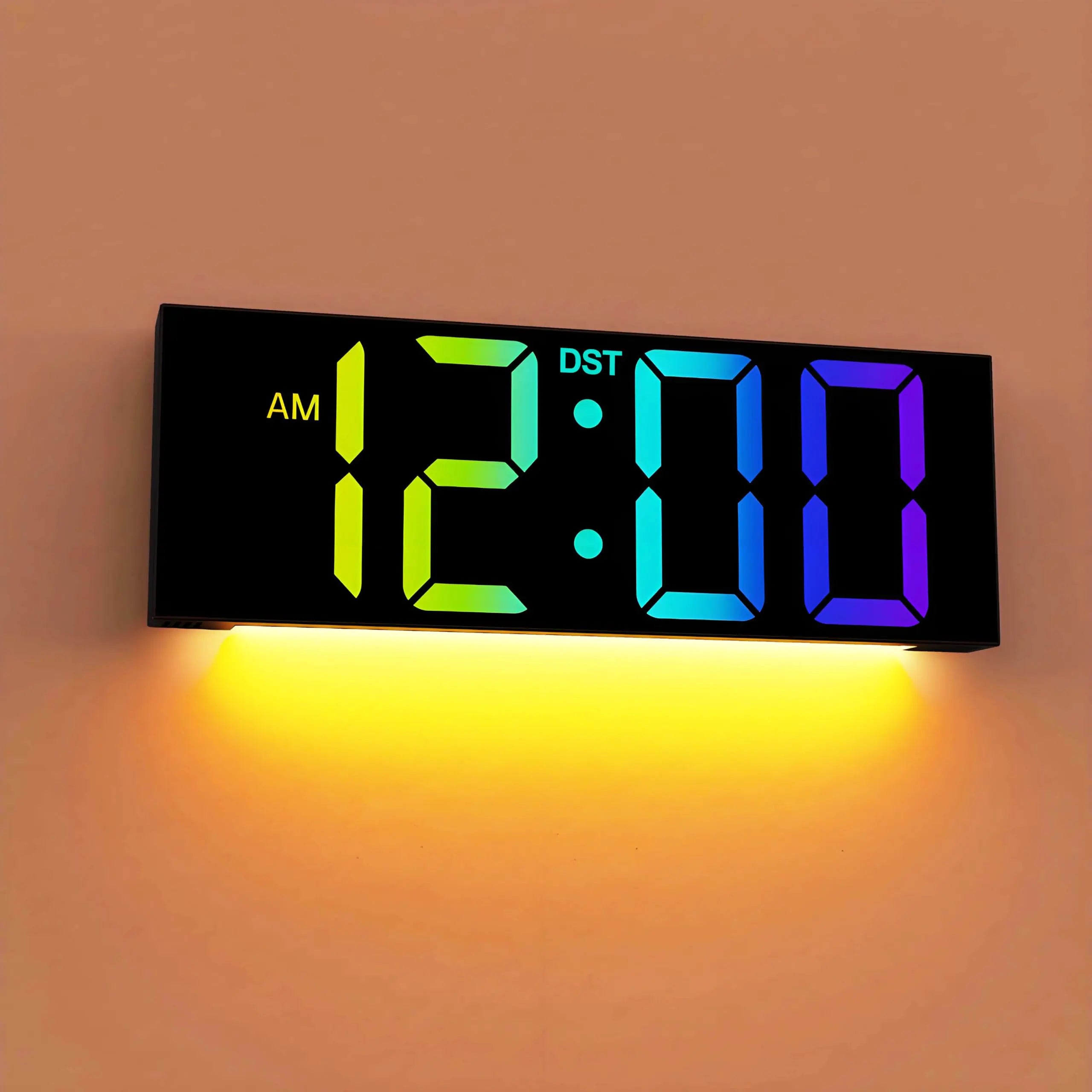 JALL 12 Large Digital Wall Clock with Remote Control Big LED Screen